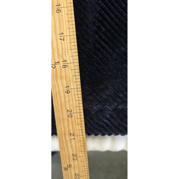 Talbots Skirt Womens 12 Navy Blue Corduroy Pockets Casual Career - Picture 4 of 10